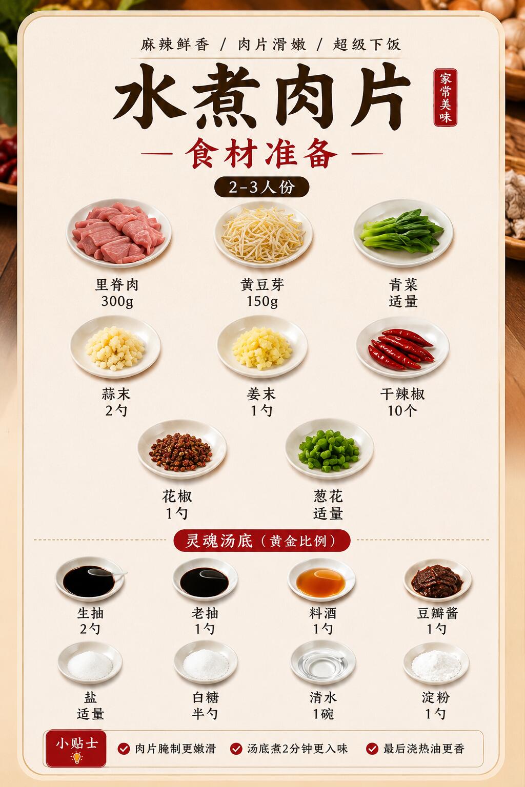 Sichuan Water-Boiled Pork Slices visual guide 3