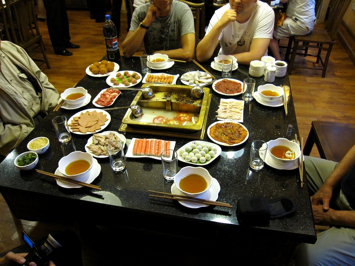 Chinese hot pot pot